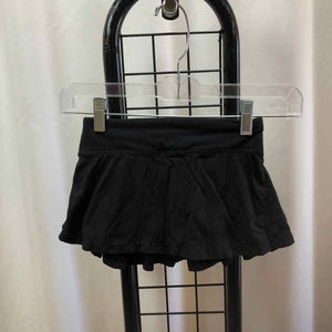Ivivva Black Solid Child Size 4 Girl's Skirt