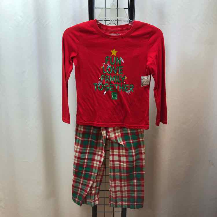 jammies for your family Red Christmas Child Size 8 Girl's Pajamas