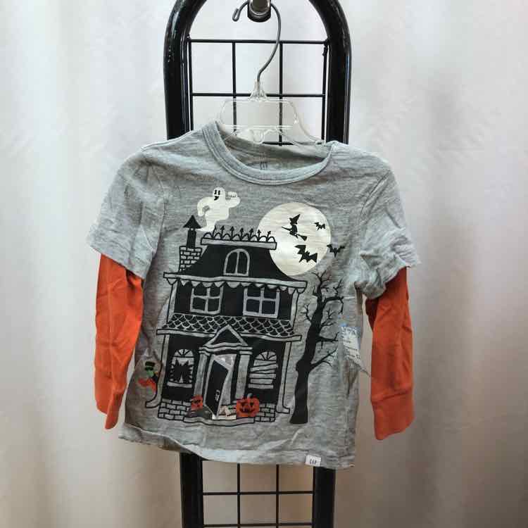 Gap Gray Halloween Child Size 2 Boy's Shirt