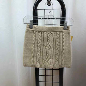 Tan Solid Child Size 4 Girl's Skirt