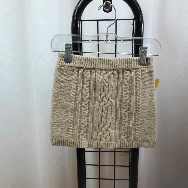 Tan Solid Child Size 4 Girl's Skirt