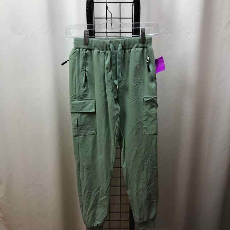 Exarus Green Solid Child Size 12 Girl's Pants