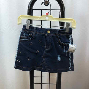 Mayoral Denim Distressed Child Size 5 Girl's Skirt