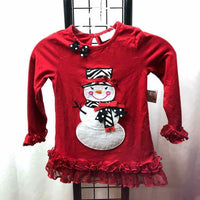 Emily Rose Red Patch Child Size 5 Girl's Shirt