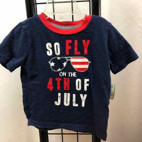 Carter's Navy Graphic Child Size 24 m Boy's Shirt
