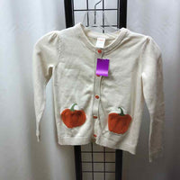 Gymboree White Patch Child Size 7 Girl's Sweater