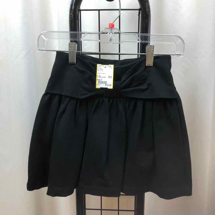 Kate Spade Black Solid Child Size 7 Girl's Skirt