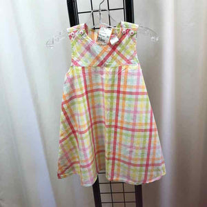 Gymboree Rainbow Plaid Child Size 4 Girl's Dress