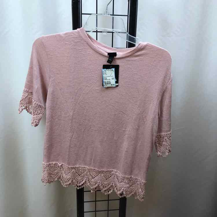 Art Class Pink Lace Child Size 10/12 Girl's Shirt