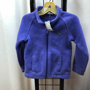 Columbia Purple Solid Child Size 4 Girl's Sweatshirt