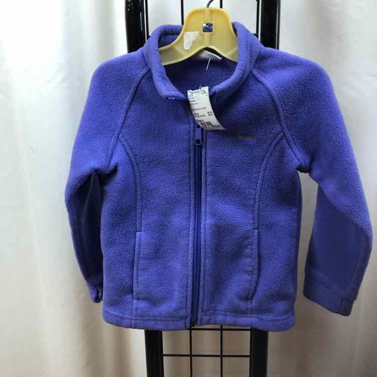 Columbia Purple Solid Child Size 4 Girl's Sweatshirt