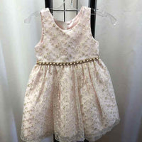 American Princess Pink Embroidered Child Size 3 Girl's Dress