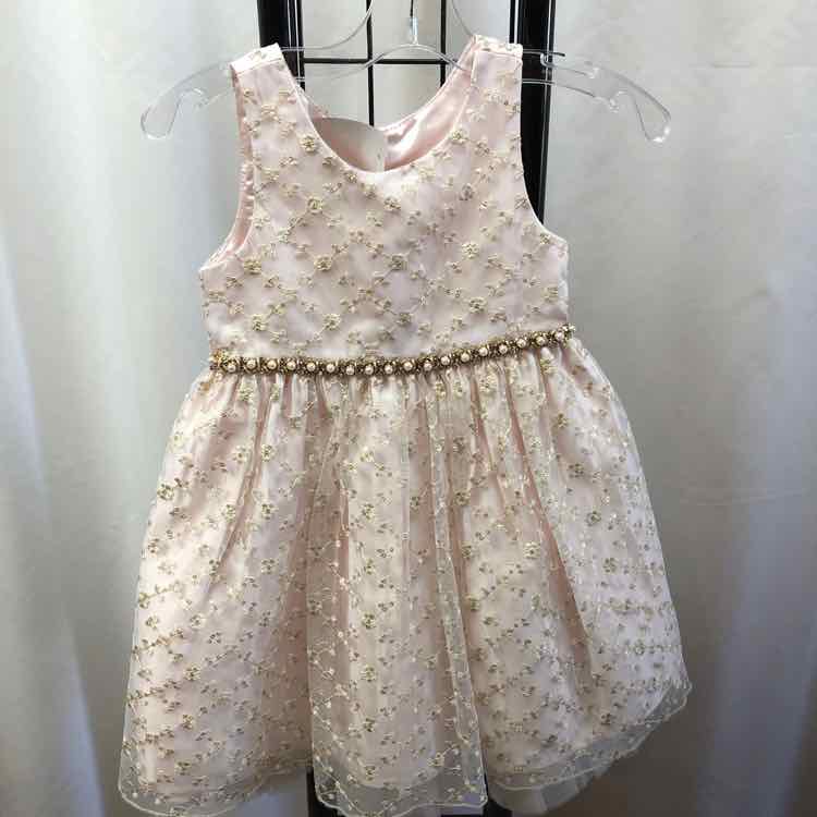 American Princess Pink Embroidered Child Size 3 Girl's Dress