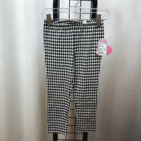 little miss attitude Black Herringbone Child Size 6 Girl's Leggings