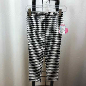 little miss attitude Black Herringbone Child Size 6 Girl's Leggings