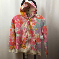 Cat & Jack Rainbow Tye Dye Child Size 10/12 Girl's Sweatshirt
