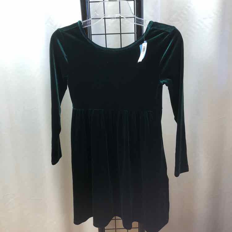 Old Navy Green Solid Child Size 10/12 Girl's Dress