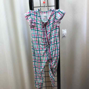 Birdie Bean Teal Plaid Child Size 18-24 m Girl's Outfit