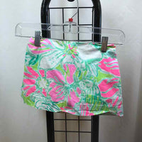 Lilly Pulitzer Pink Floral Child Size 7 Girl's Skirt
