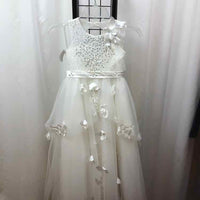 White Solid Child Size 4/5 Girl's Formal Wear