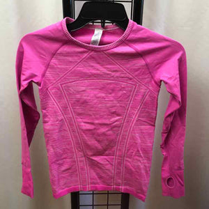 Ivivva Pink Solid Child Size 10 Girl's Shirt