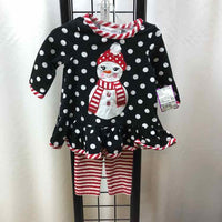 Allison Ann Baby Blue Dotted Child Size 3-6 Months Girl's Outfit