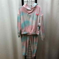 Under Armour Pink Tye Dye Child Size 5 Girl's Jogging Suit