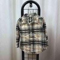 Gap Cream Plaid Child Size 18-24 m Boy's Shirt