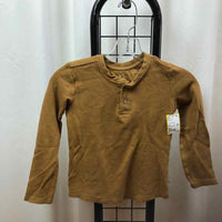 Honest Brown Solid Child Size 7 Boy's Shirt