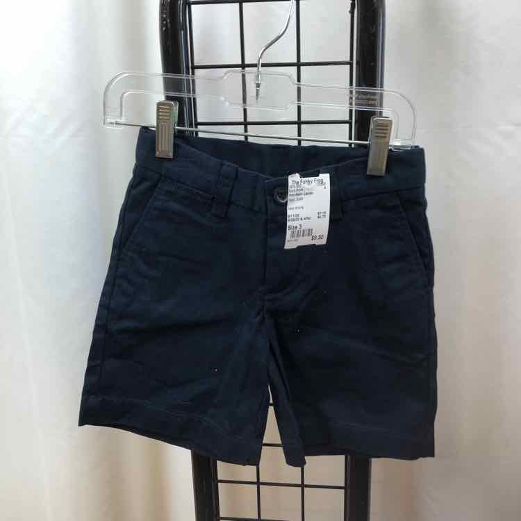 Polo-Ralph Lauren Navy Solid Child Size 3 Boy's Shorts