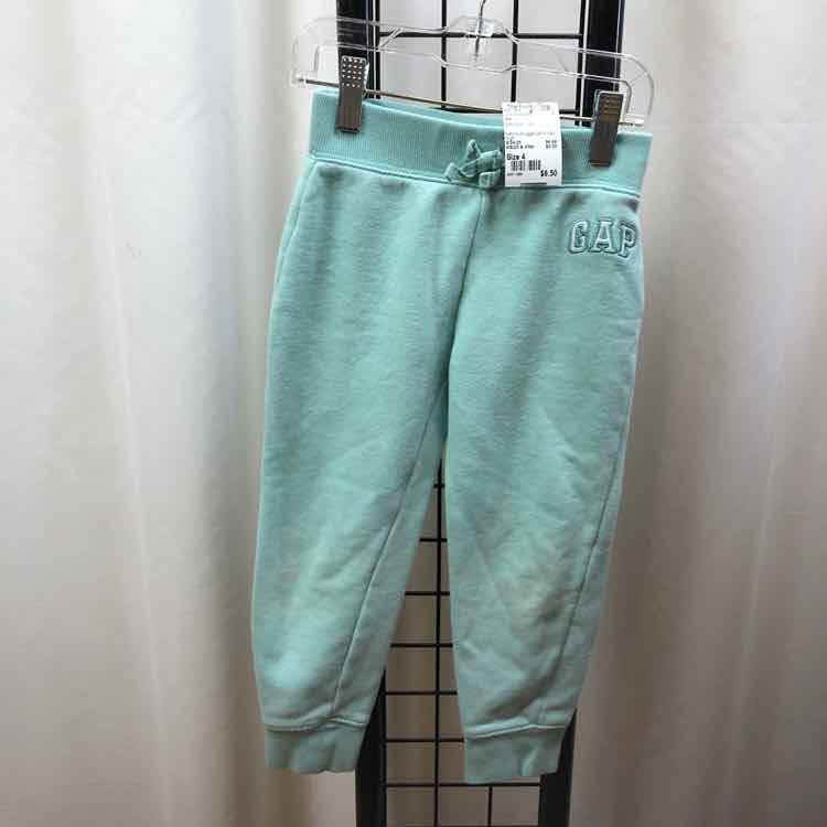 Gap Baby Blue Logo Child Size 4 Girl's Sweatpants