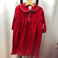 mudpie Red Solid Child Size 4 Girl's Pajamas