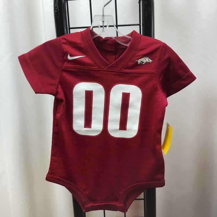 Nike Red Logo Child Size 3-6 Months Boy's Shirt