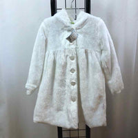 le top White Solid Child Size 4 Girl's Outerwear
