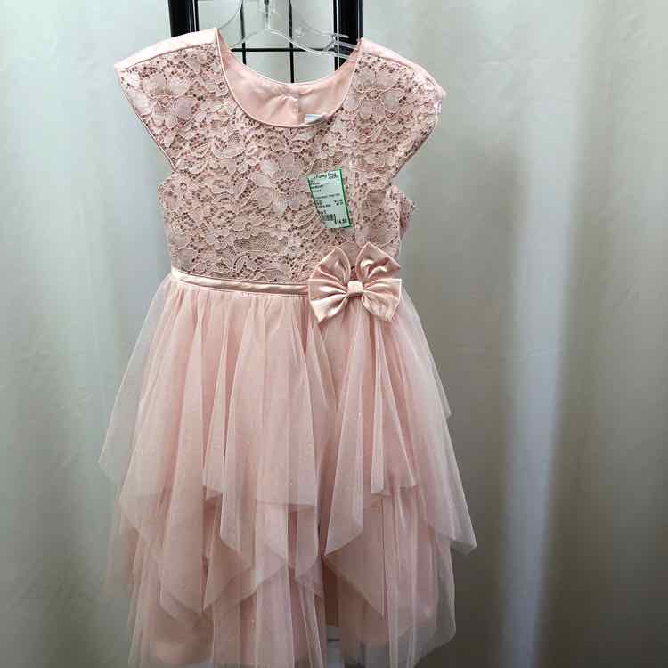 Jona Michelle Pink Lace Child Size 5 Girl's Dress