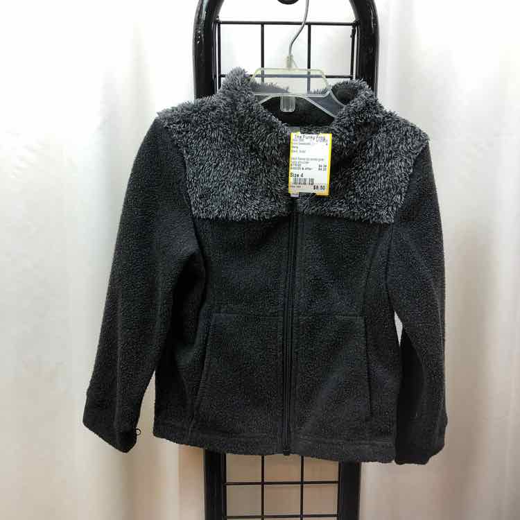 Gerry Black Solid Child Size 4 Boy's Sweatshirt