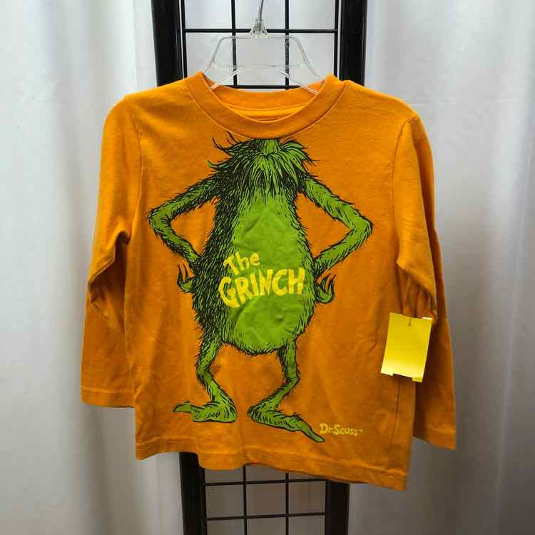Dr Seuss Orange Cable knit Child Size 3 Boy's Shirt