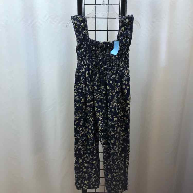 Gap Navy Floral Child Size 5 Girl's Outfit