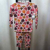 Posh Peanut Pink Patterned Child Size 4 Girl's Pajamas