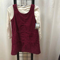 Gap White Solid Child Size 3 Girl's Dress