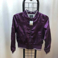 Hudson Purple Solid Child Size 10 Girl's Jacket/Blazer