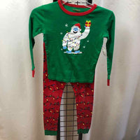 Cat & Jack Green Christmas Child Size 10 Boy's Pajamas