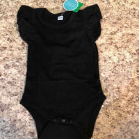 Black Solid Child Size 3 m Girl's Shirt