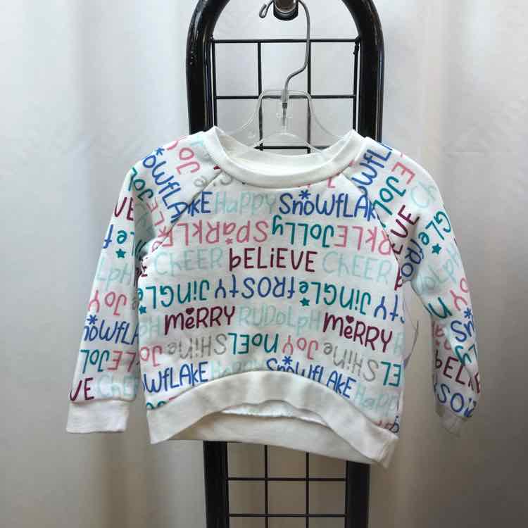 Falls Creek White Christmas Child Size 2 Girl's Sweatshirt