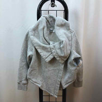 Zara Gray Heathered Child Size 5/6 Girl's Sweatshirt