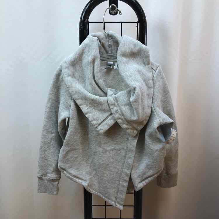 Zara Gray Heathered Child Size 5/6 Girl's Sweatshirt