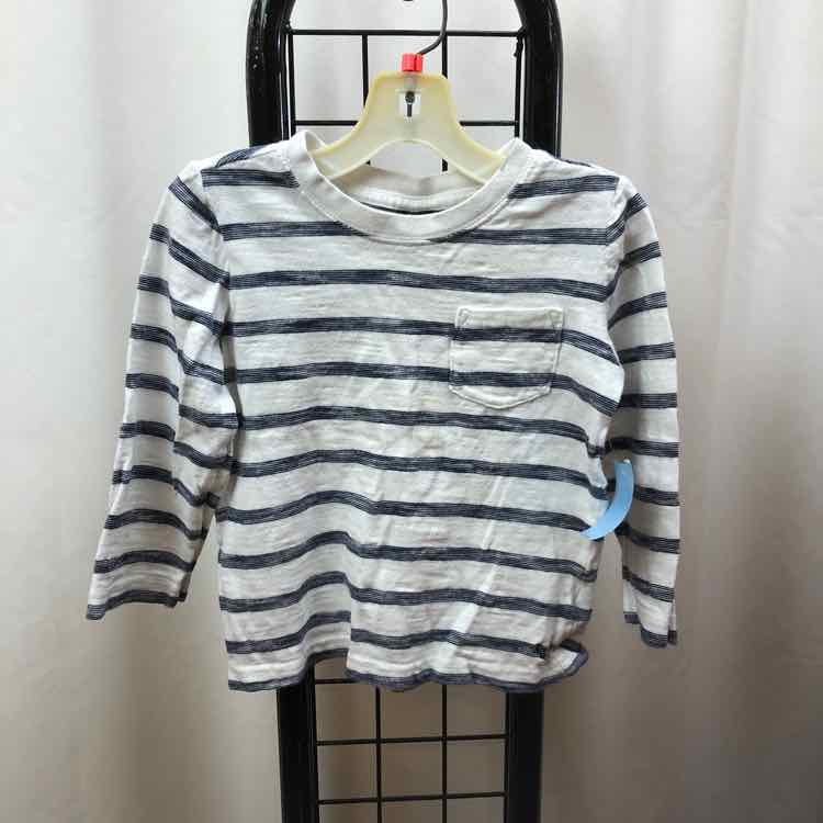 Janie and Jack White Stripe Child Size 2 Boy's Shirt