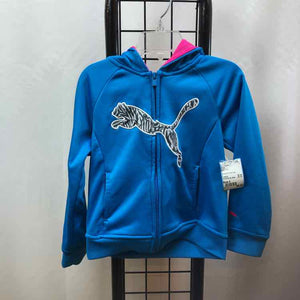 Puma Blue Logo Child Size 4 Girl's Sweatshirt