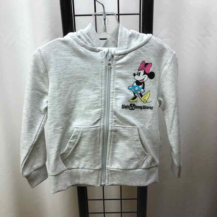 Disney Gray Character Child Size 2 Girl's Sweatshirt