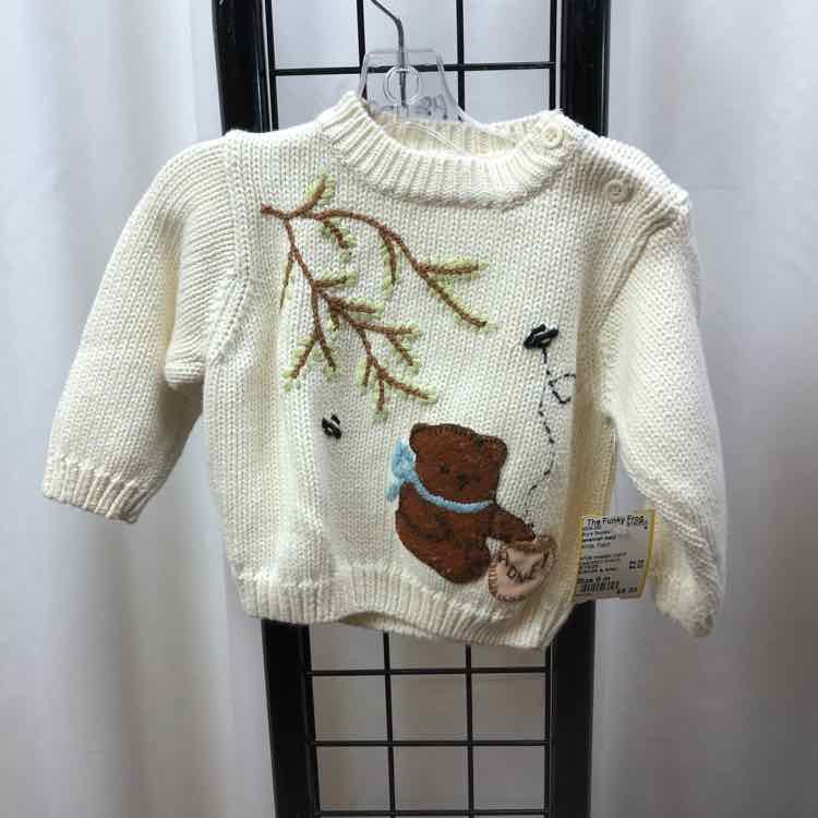 savannah baby White Patch Child Size 9 m Boy's Sweater